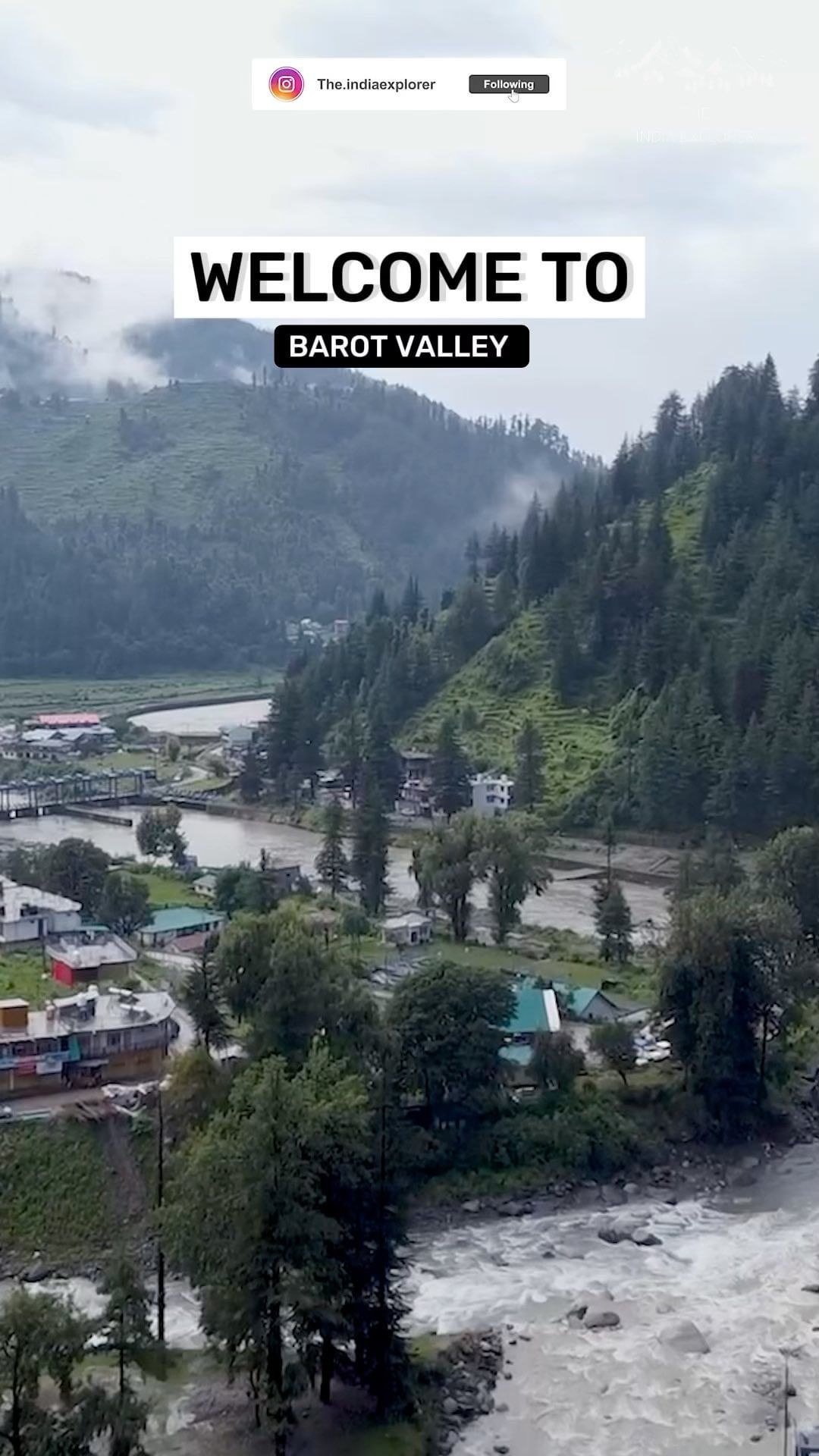 📍Discover the Beauty of Barot Valley! 🌄q