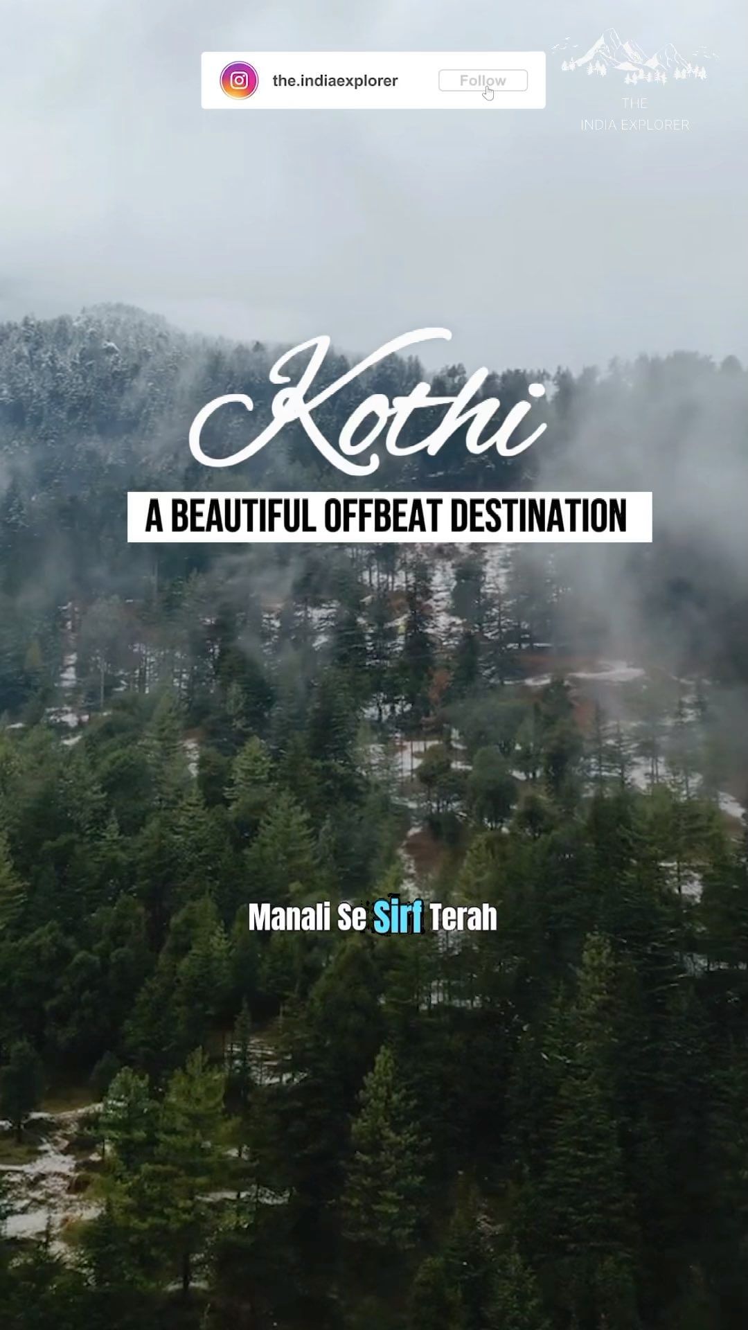 🌄 Discover Kothi: Manali’s Hidden Gem!