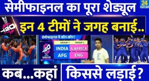 Semi Finals का पूरा शेड्यूल आया| India का मुकाबला कब और किससे| किस दिन होंगे मैच | T20 WC| Final