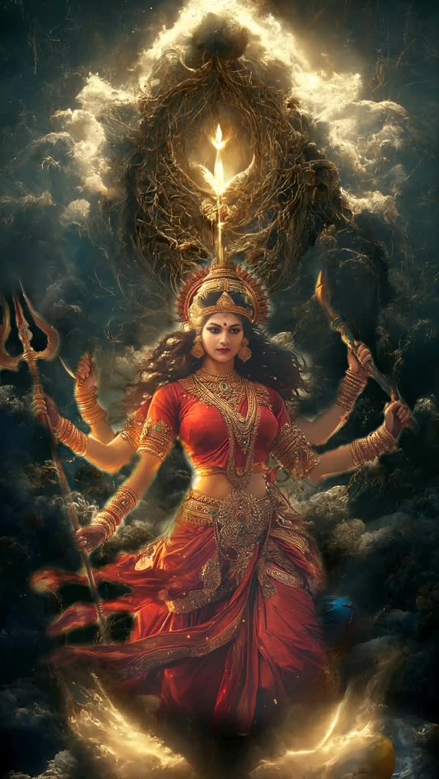 Goddess Durga mantras and Aarti are an.