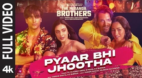 Pyaar Bhi Jhootha (Full Video): Yo Yo Honey Singh | Meezaan, Harshvardhan | B Praak, Tanishk Bagchi