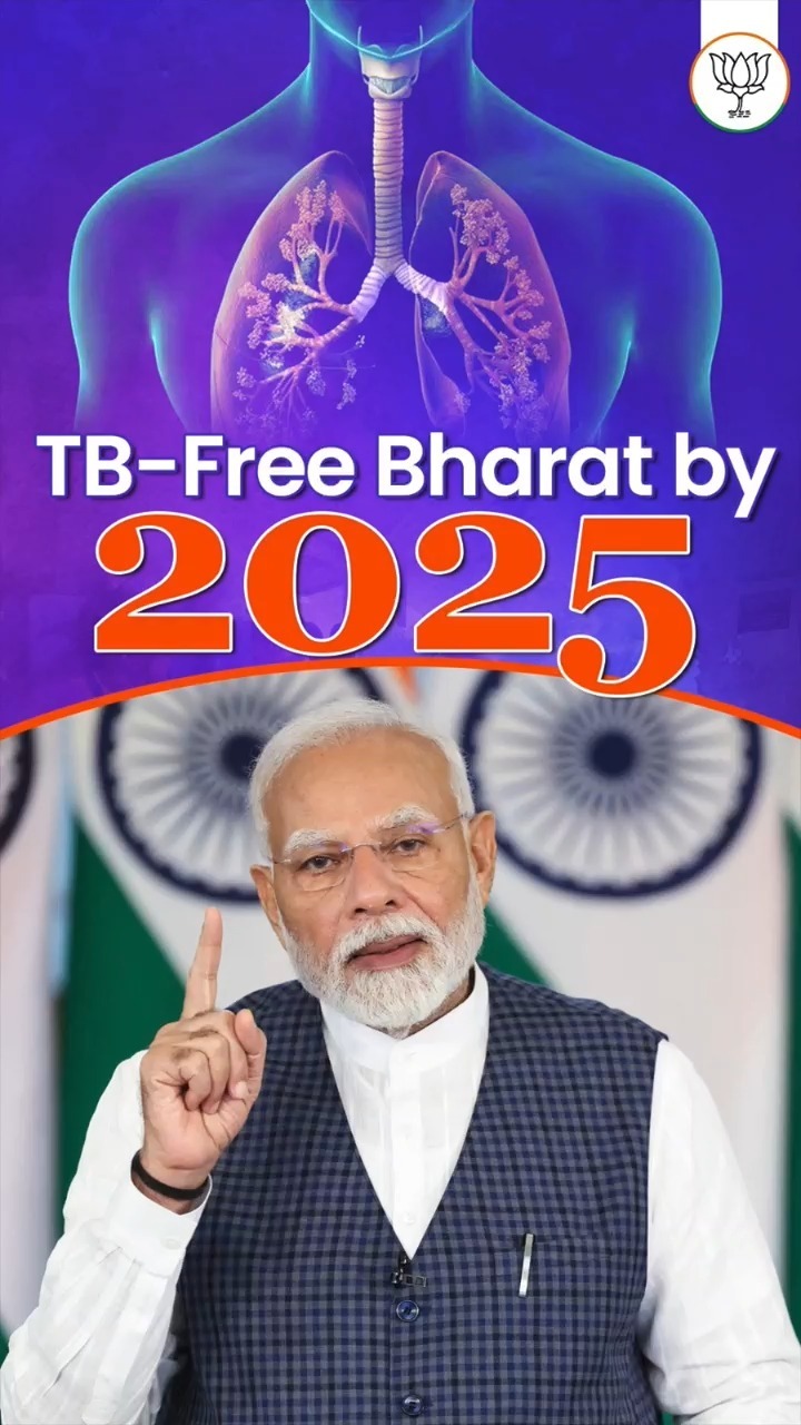 India is on track to eliminate TB by 2025.