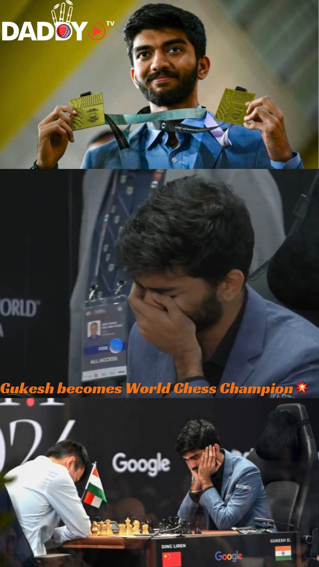 Gukesh becomes World Chess Champion 💥