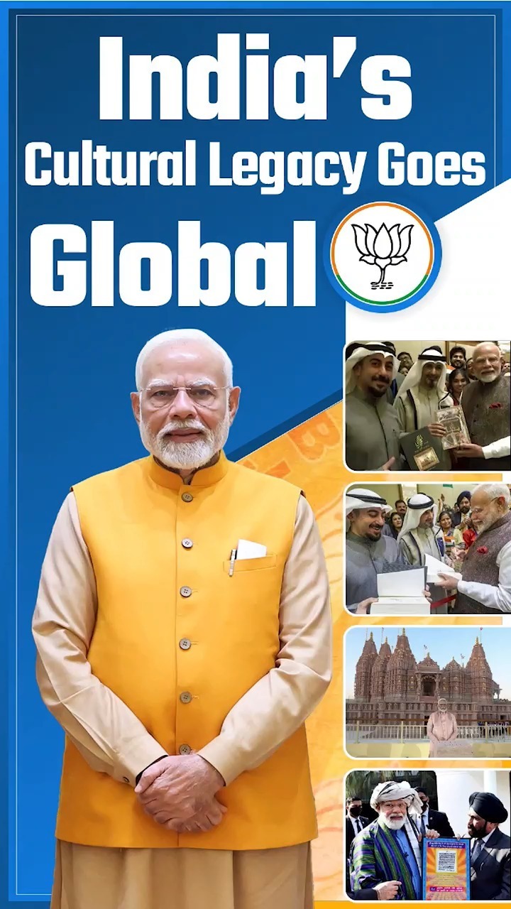 PM Modi is proudly promoting India’s extraordinary cultural heritage on a global stage.
