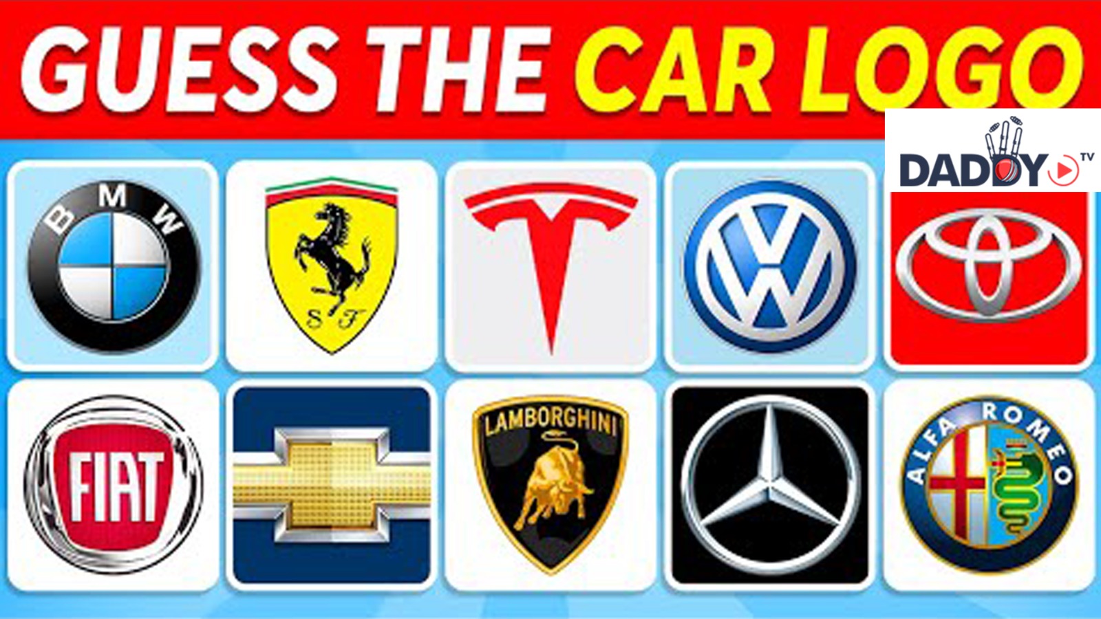 Guess The Car Brand Logo Quiz | Easy, Medium, Hard, Impossible