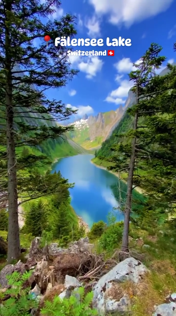 Location Fälensee Lake, Switzerland