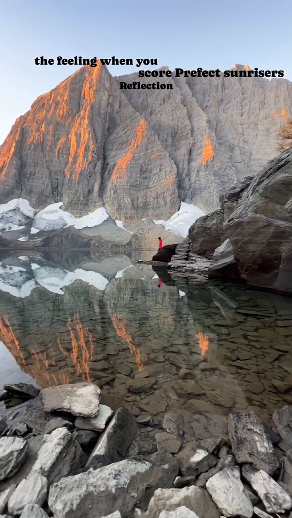 the feeling when you score perfect sunrise Reflection