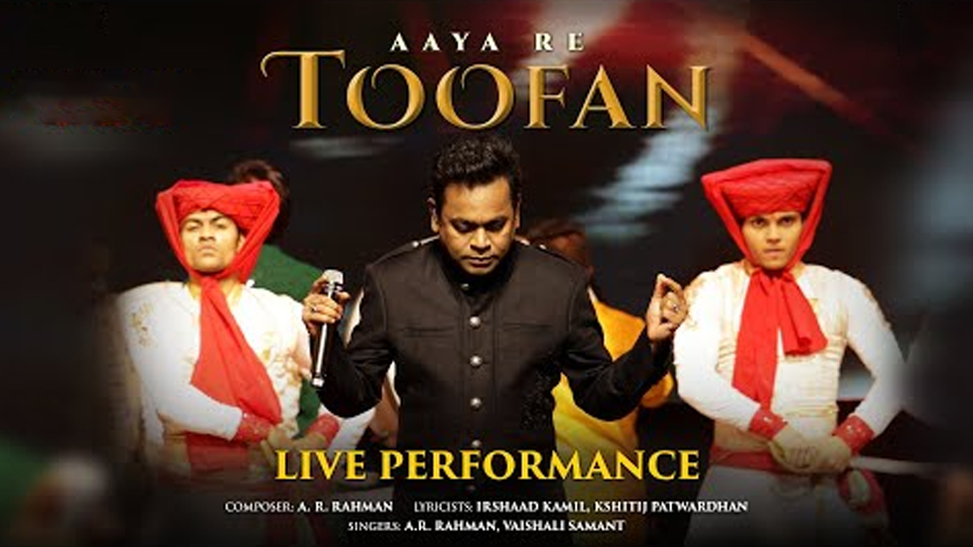 Aaya Re Toofan Live performance | Chhaava | A. R. Rahman, Vaishali S., Irshad | Vicky K, Rashmika M