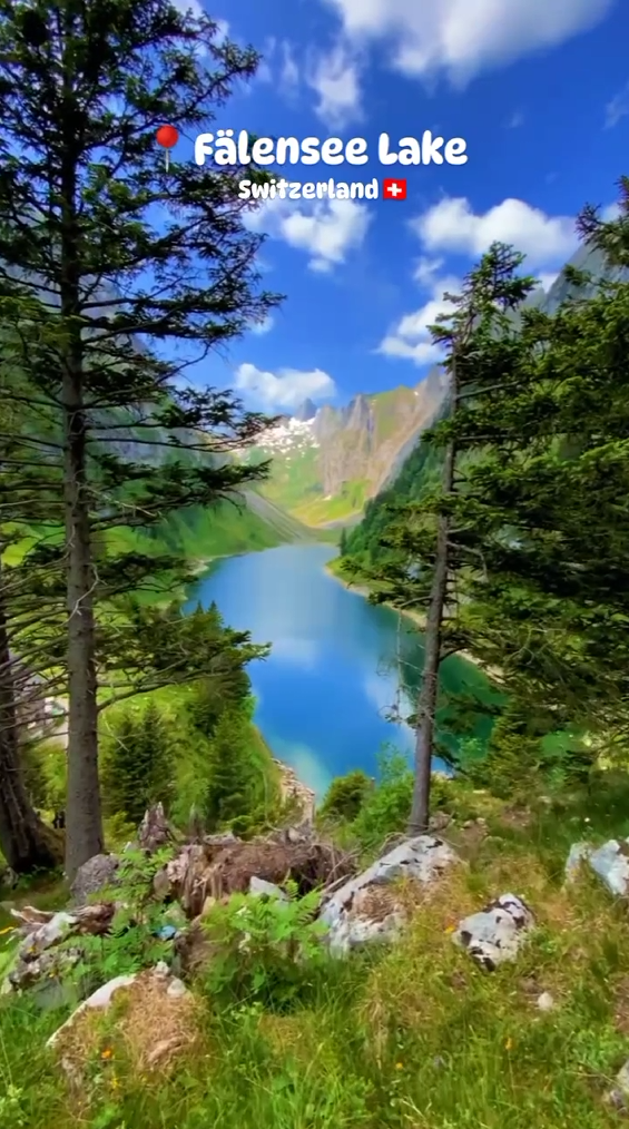 Location Fälensee Lake, Switzerland