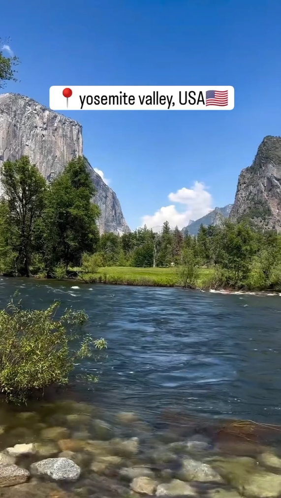Location yosemite valley, USA