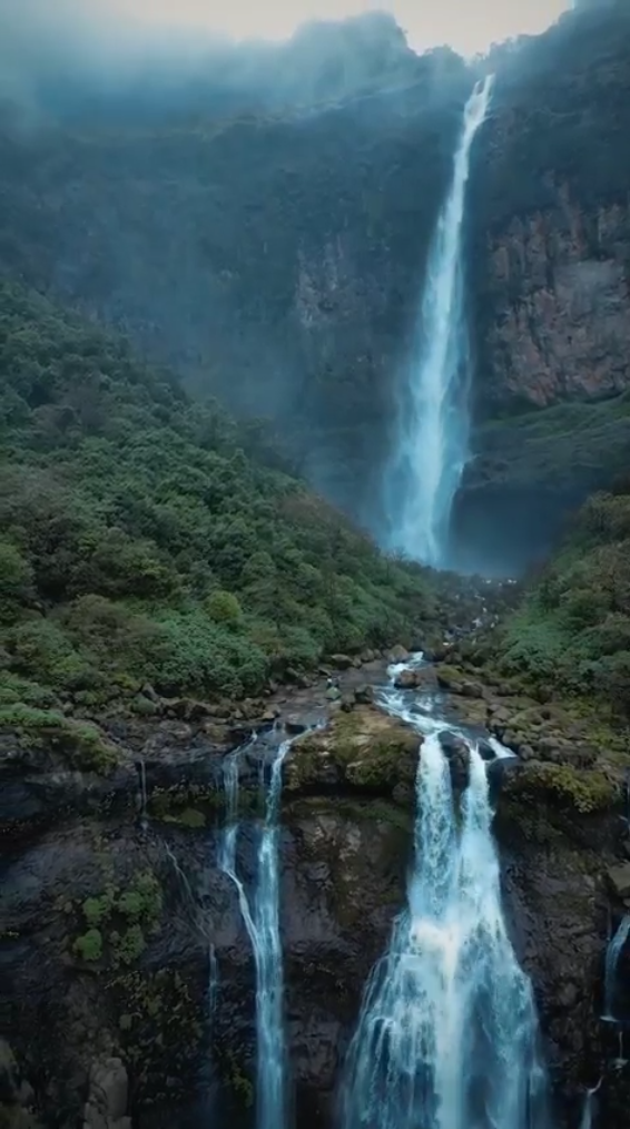 Double waterfall the best in Maharashtra