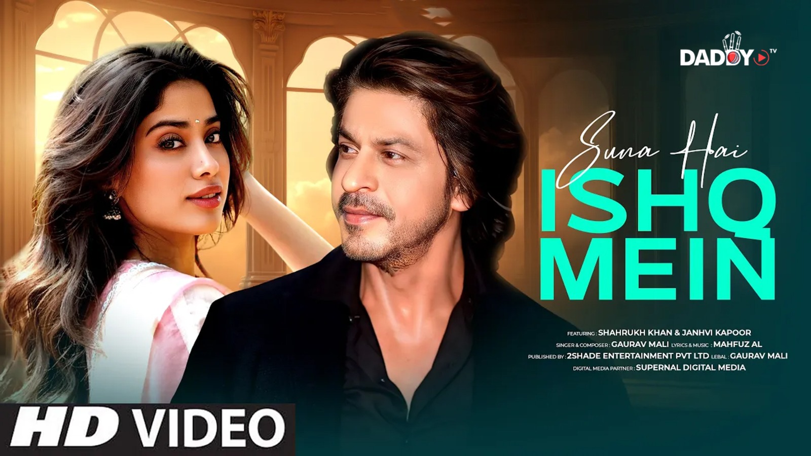 New Song | Suna Hai Ishq Mein | Shahrukh Khan | Janhvi Kapoor | New Hindi Song | New Song 2025