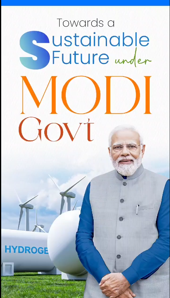 Modi Govt transforming India into a global hub for hydrogen manufacturing.