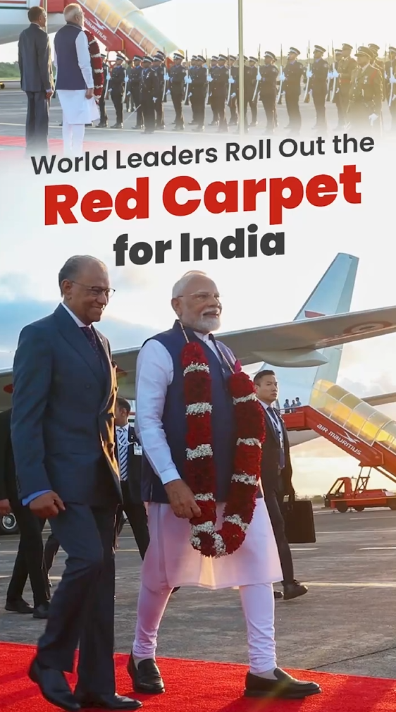 Breaking protocols, strengthening global bonds!🇮🇳🫱🏻‍🫲🏼🌎