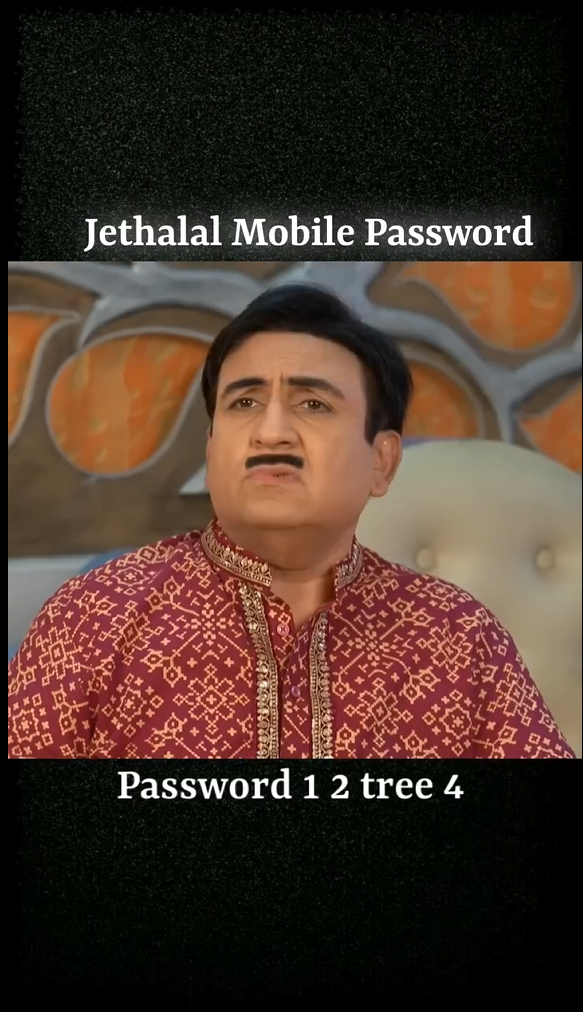 Jethalal mobile password