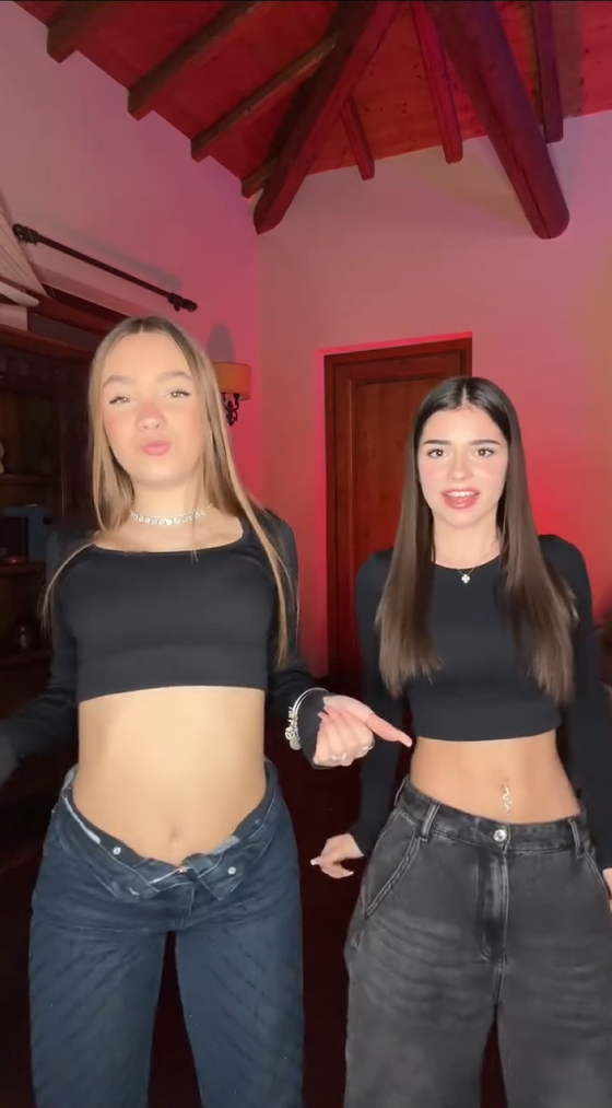 Hip moving dance with my friend