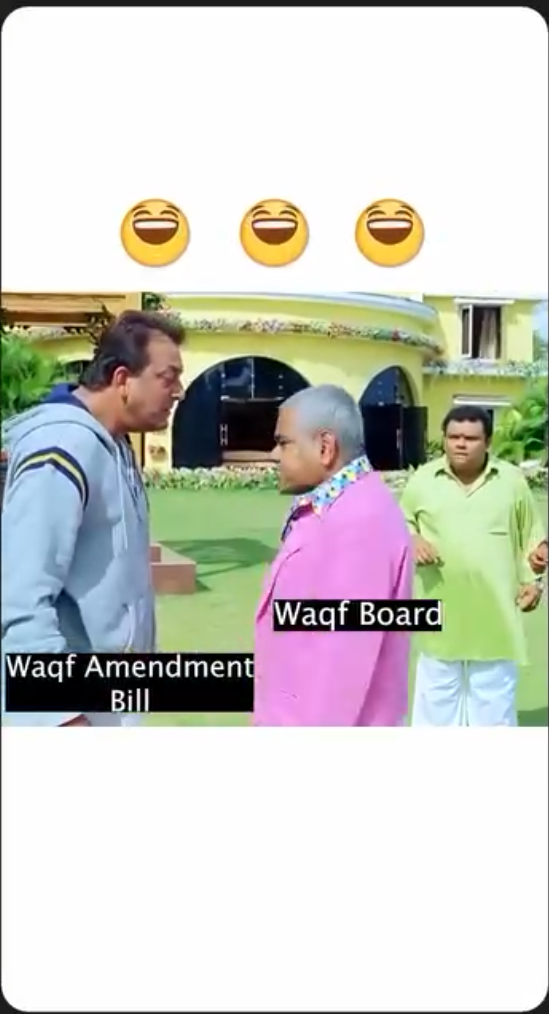 That’s one way to explain the WaqfAmendmentBill!