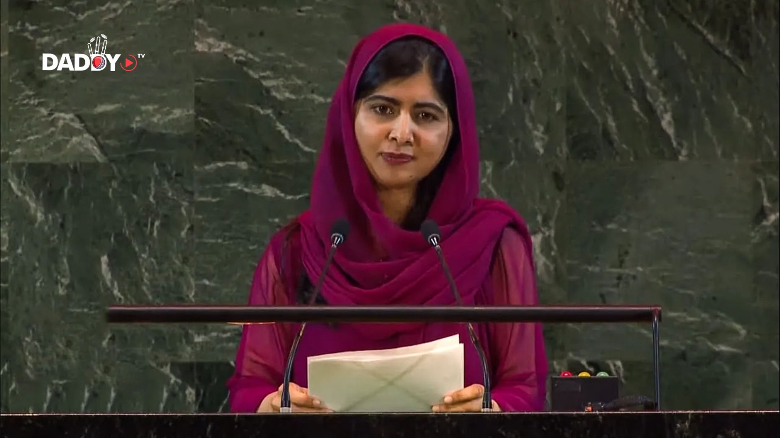 Malala Yousafzai at the Transforming Education Summit