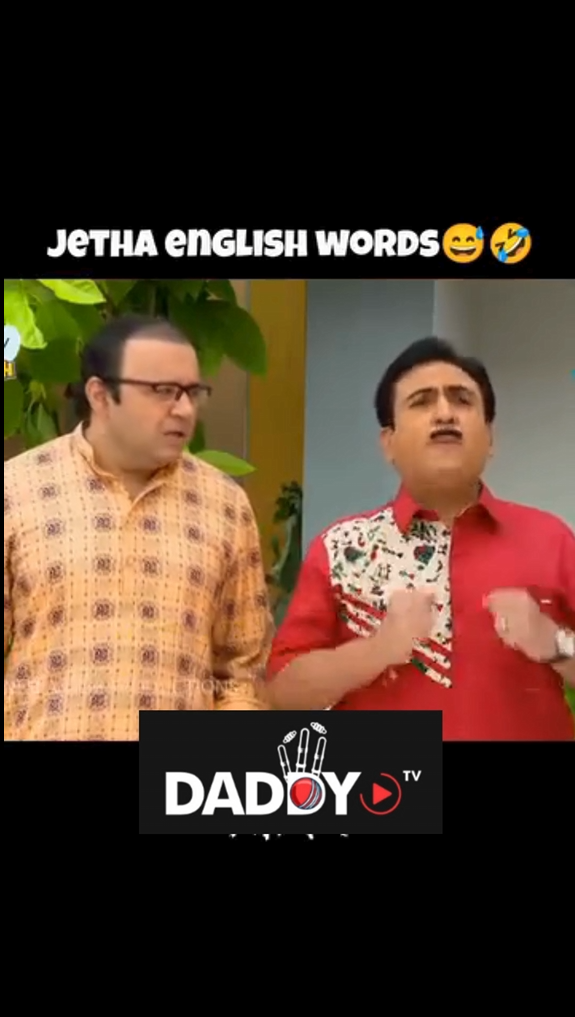 Jethalal english words😅🤣